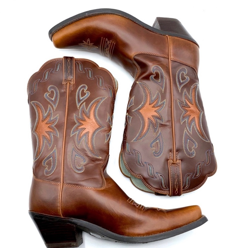 Ariat Heritage Leather Snip Toe Boots Gorgeous!